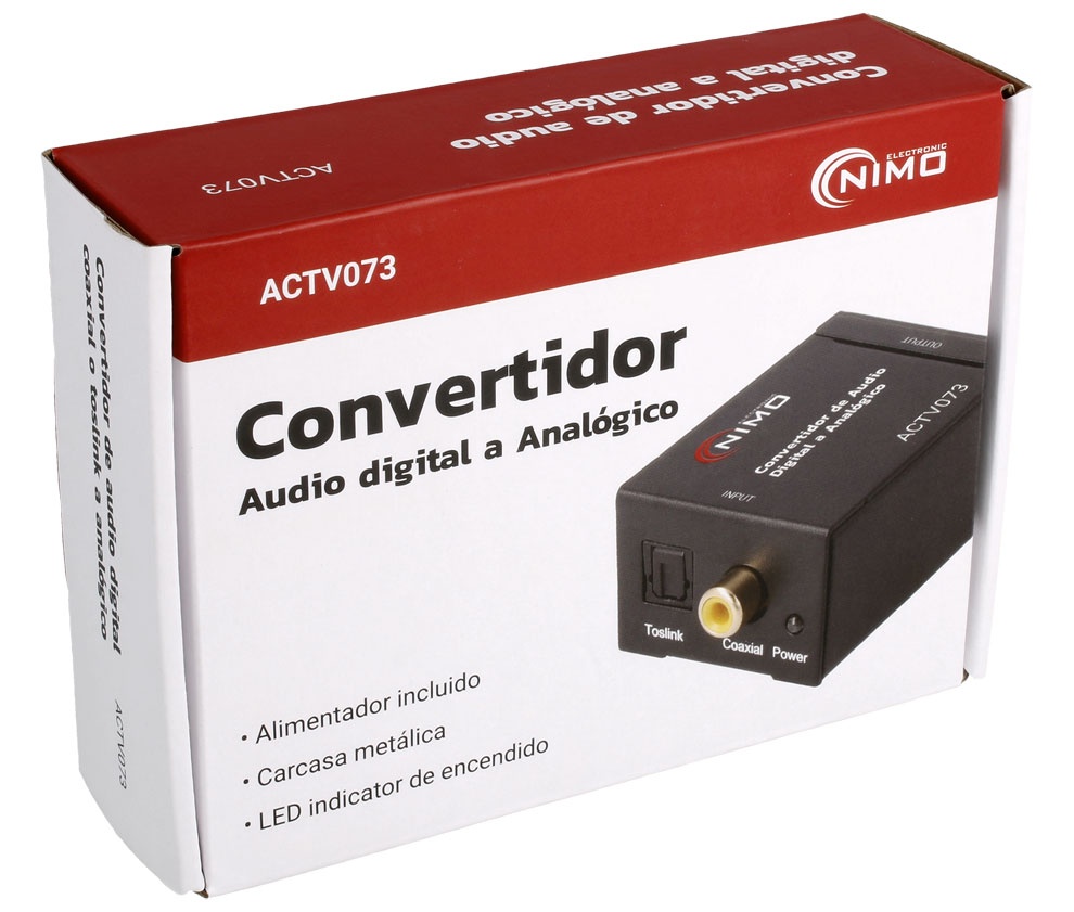 Nimo ACTV073 Conversor Audio Digital a Analógico