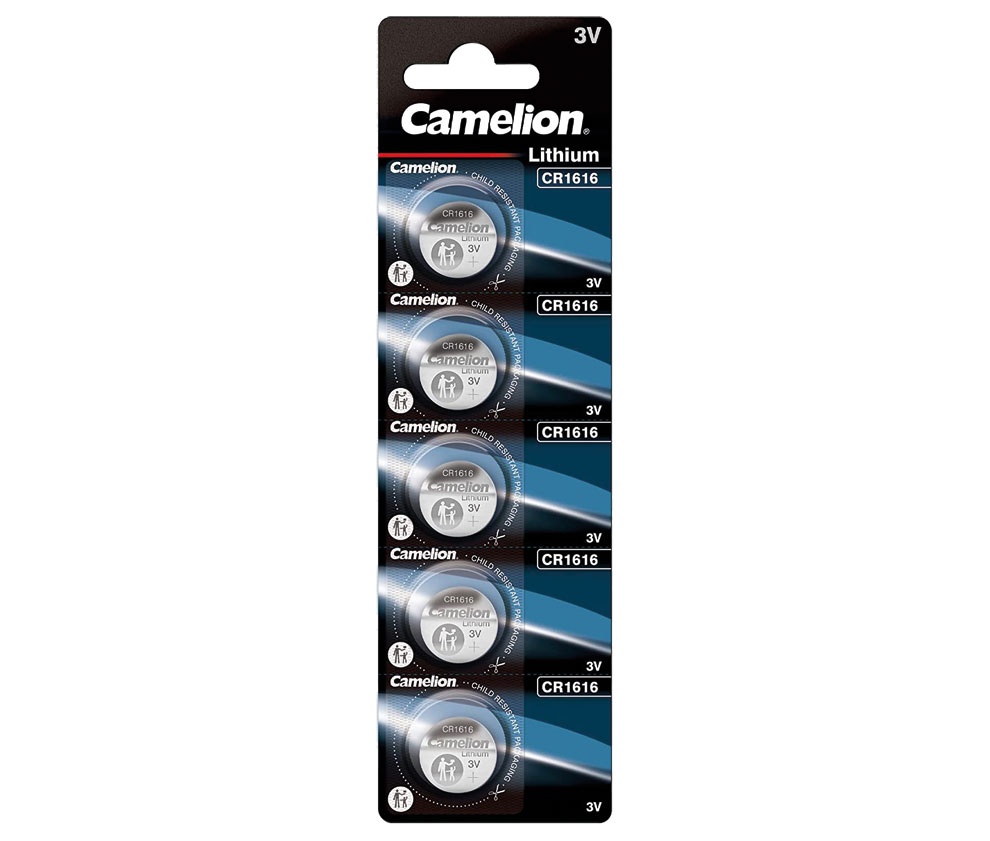 CR1616 Pila Litio botón de Camelion (10 unidades)